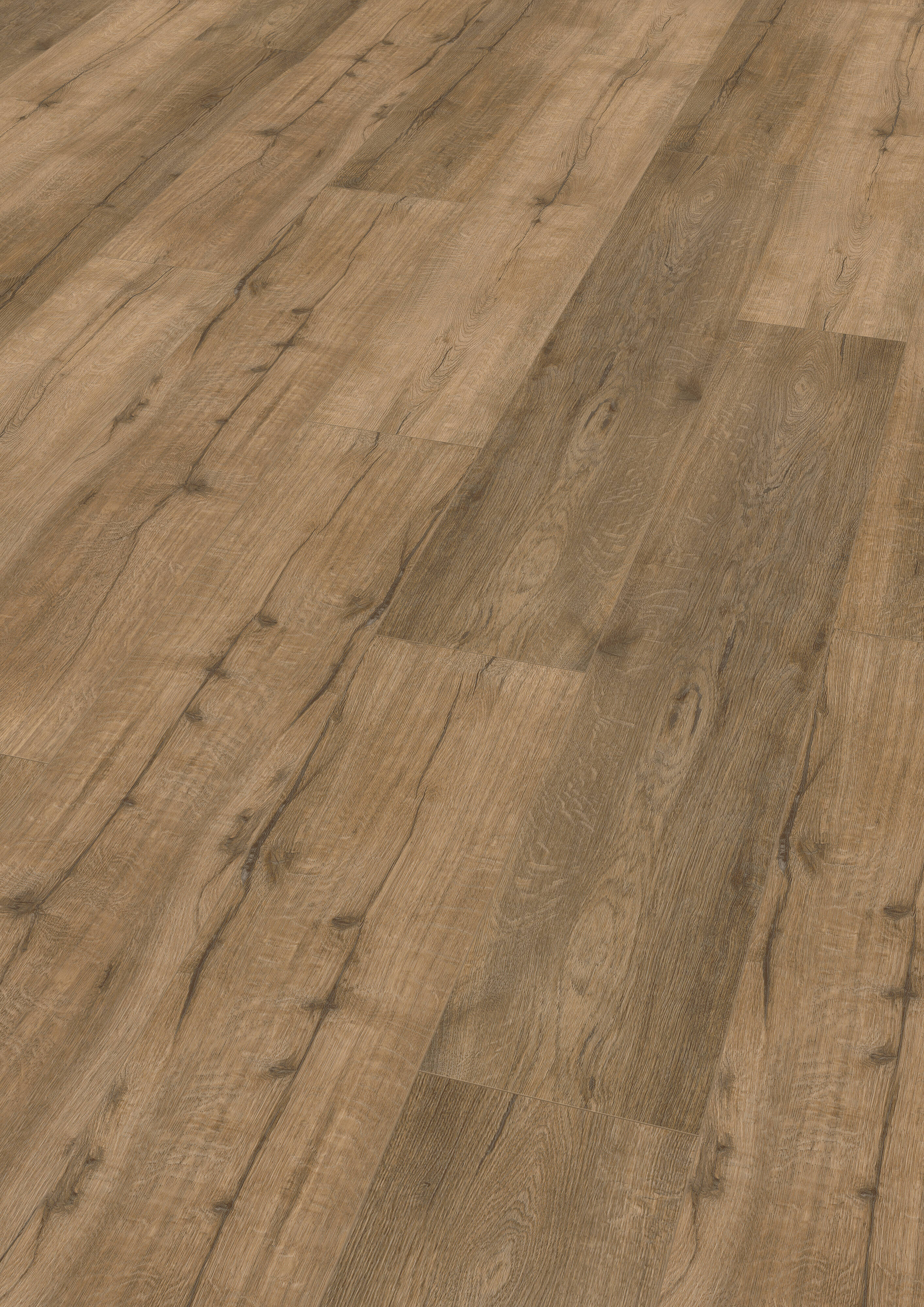 Vinyl 5,5 mm Klick Rigid "Vintage Oak Brown" V4  Fase inkl. Trittschall - Wineo 400 wood XL