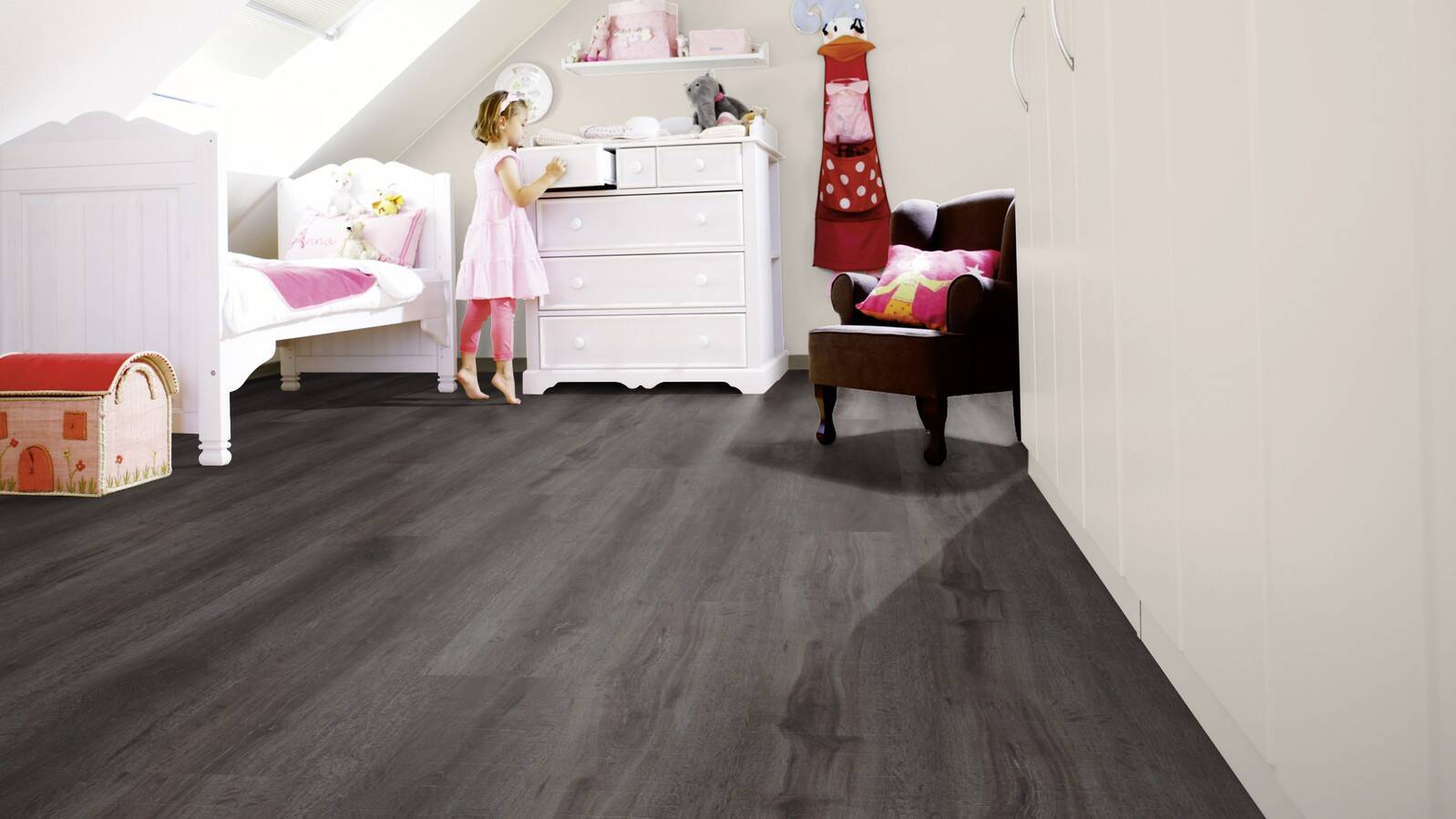 Wineo Vinyl 2,5 mm zum kleben &quot;Sicily Dark Oak Oak&quot; - WINEO 800 wood XL - 4 kaufen - Laminatparadies