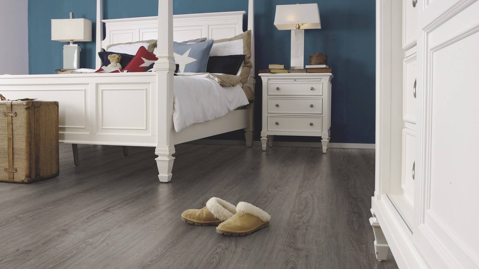 Wineo Vinyl 2,5 mm zum kleben &quot;Ponza Smoky Oak&quot; - WINEO 800 wood XL - 4 kaufen - Laminatparadies