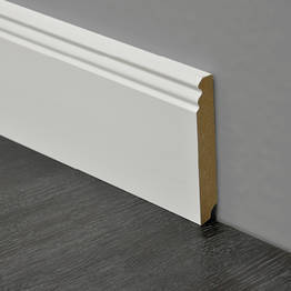 Fußleiste &quot;Uni Weiß&quot; SKL P120 (P3) kaufen - Laminatparadies