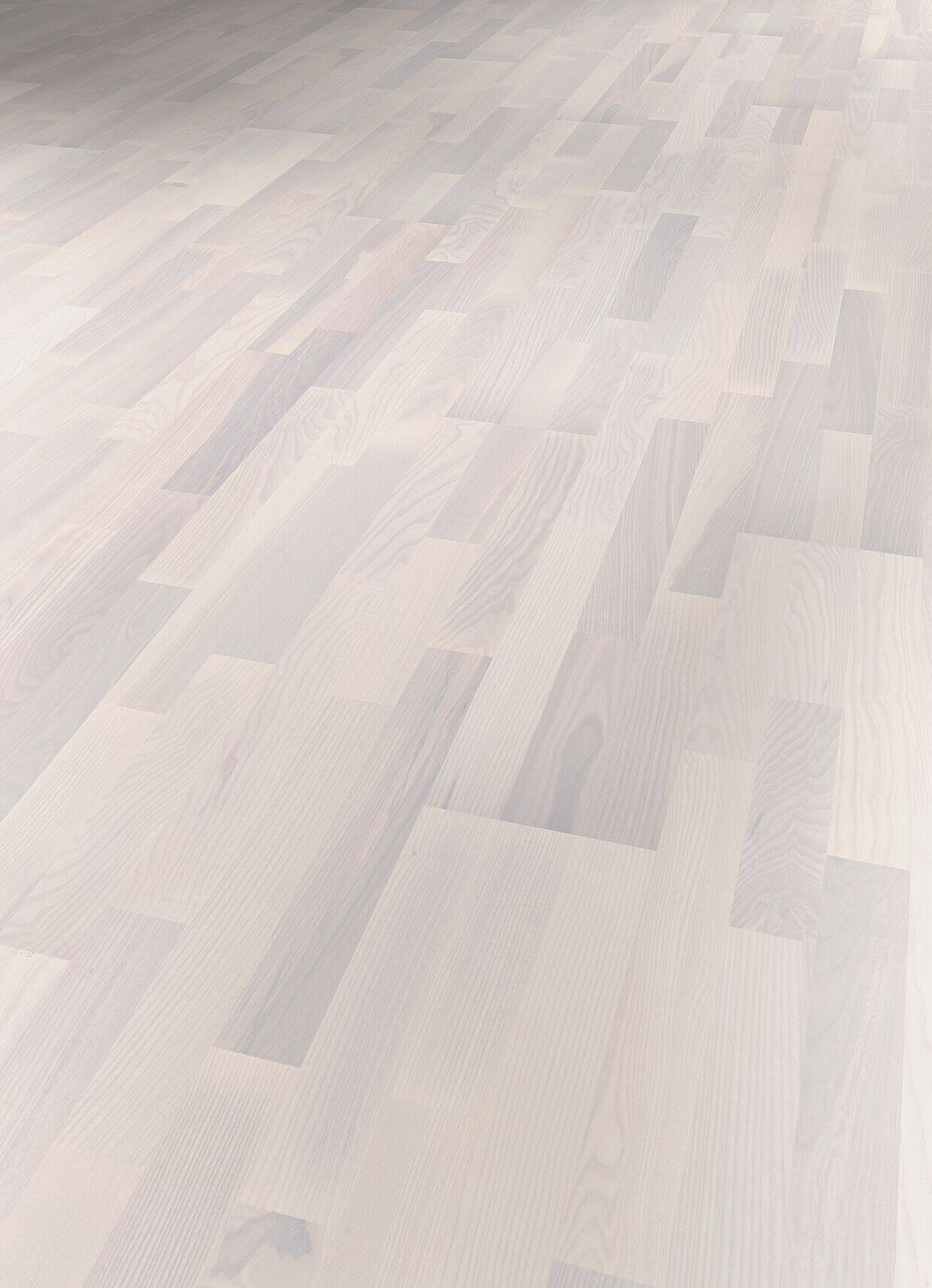 ter Hürne Parkett "Esche azurweiß" 3 Stab - U13 Satin Elements Collection
