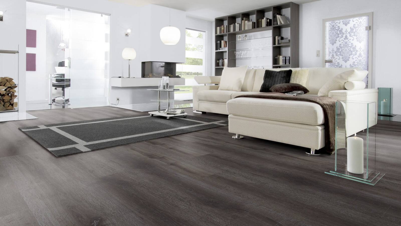 Wineo Vinyl 2,5 mm zum kleben &quot;Sicily Dark Oak Oak&quot; - WINEO 800 wood XL - 3 kaufen - Laminatparadies