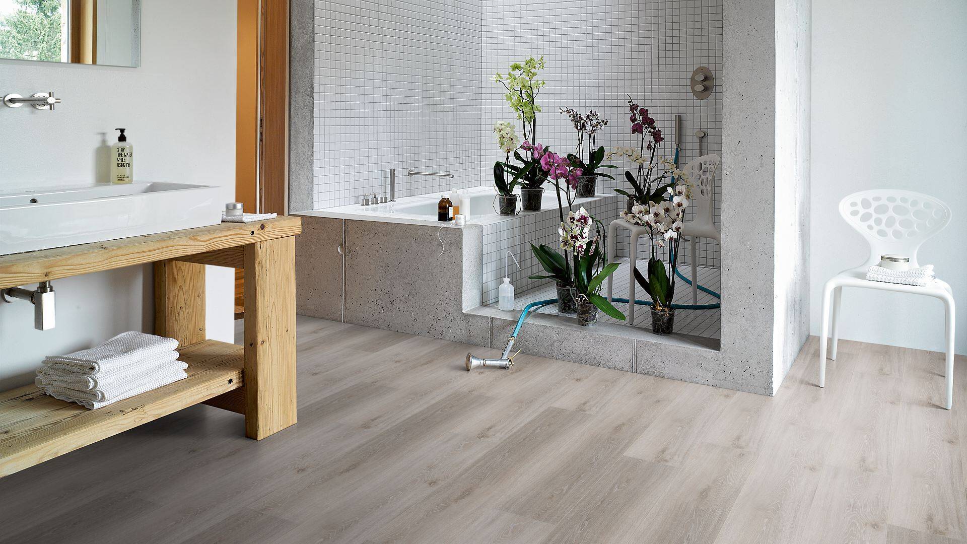 Parador Vinyl 4.3 mm Klick &quot;Eiche grau geweißt&quot; - Basic 4.3 - 3 kaufen - Laminatparadies