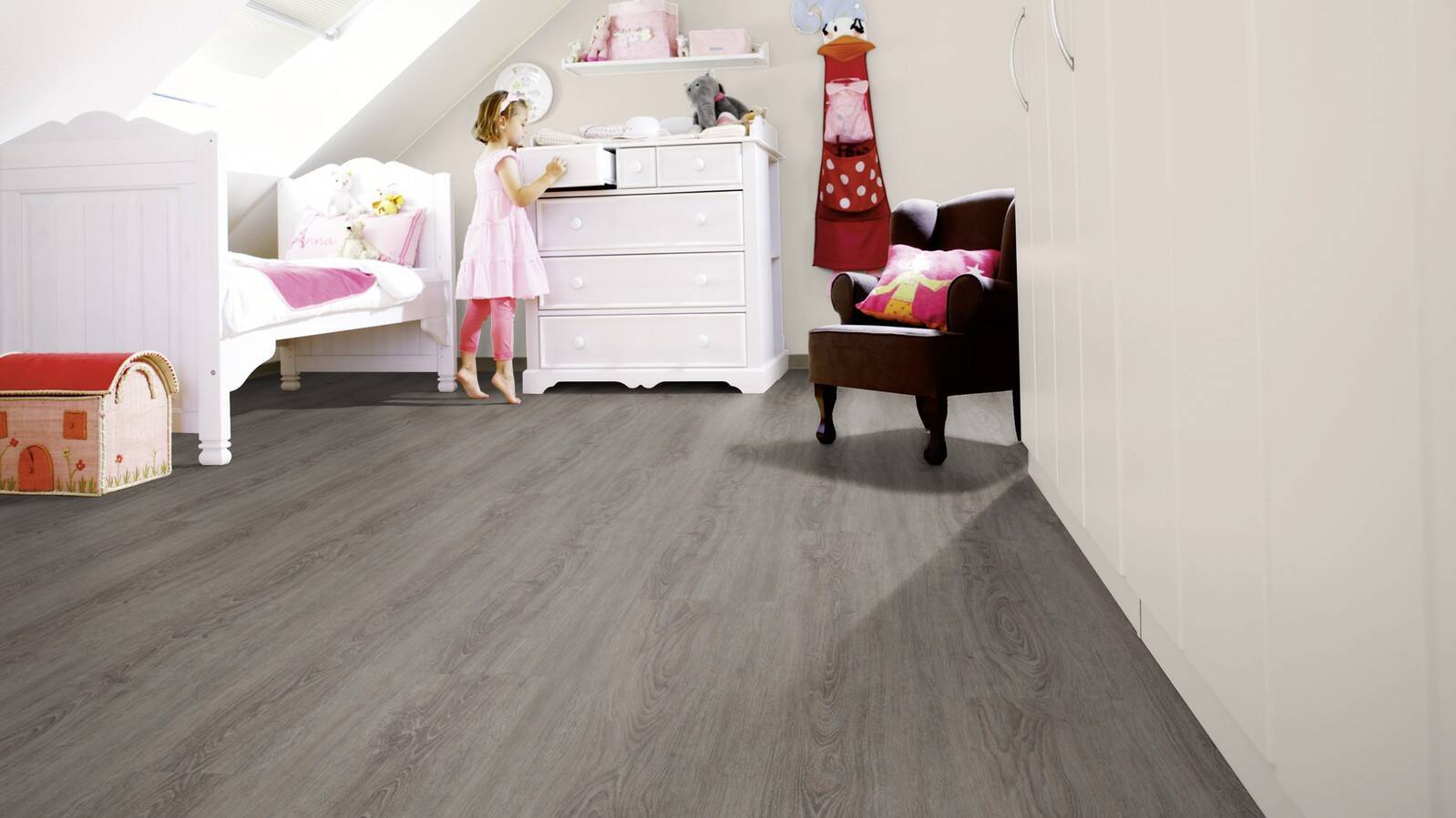 Wineo Vinyl 2,5 mm zum kleben &quot;Ponza Smoky Oak&quot; - WINEO 800 wood XL - 2 kaufen - Laminatparadies