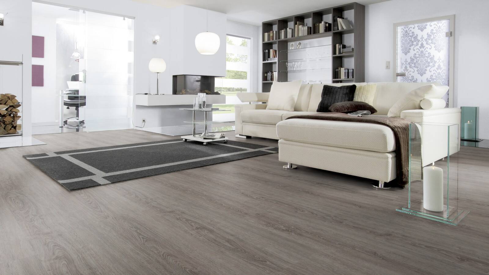 Wineo Vinyl 2,5 mm zum kleben &quot;Ponza Smoky Oak&quot; - WINEO 800 wood XL - 3 kaufen - Laminatparadies