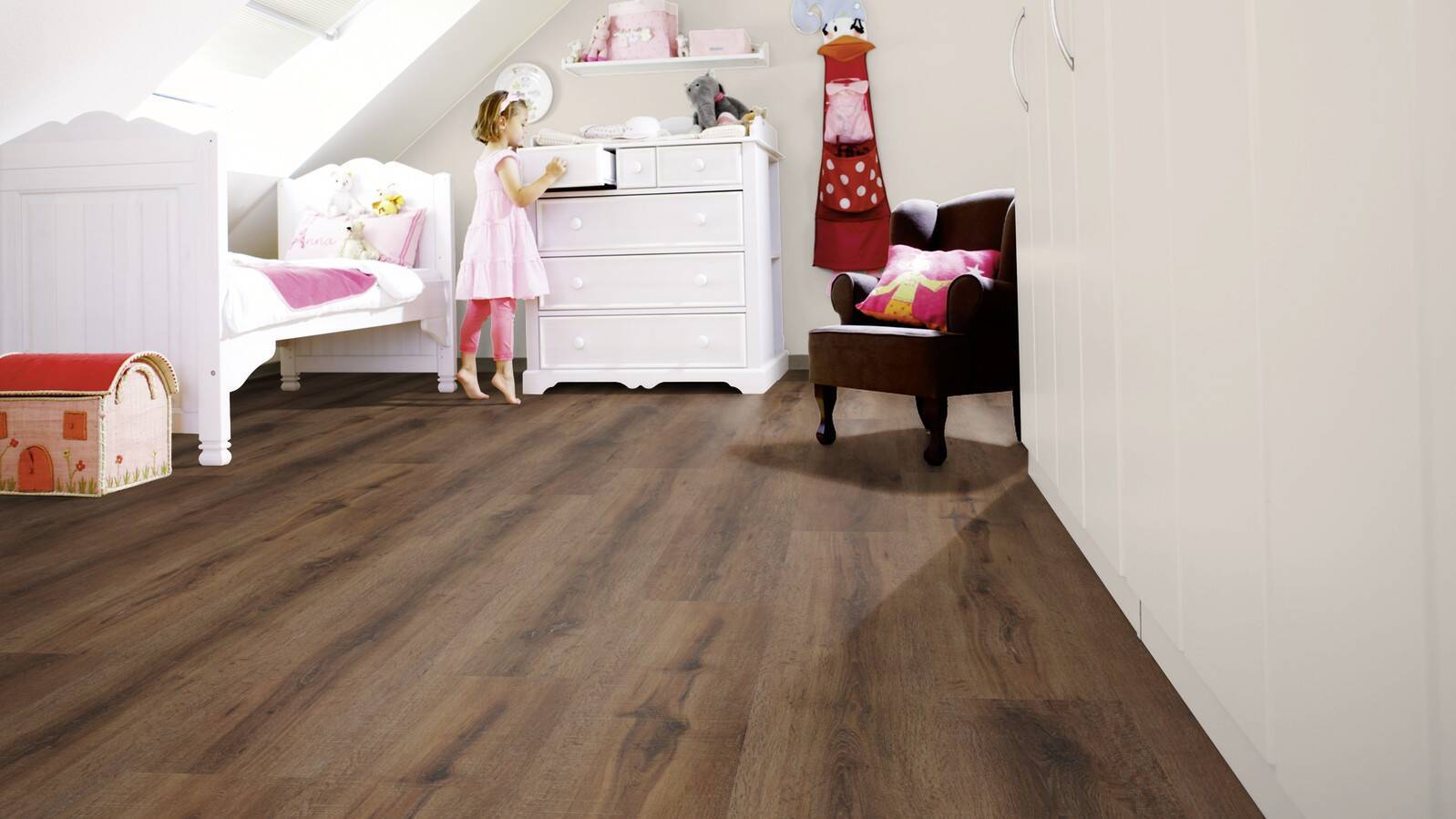 Wineo Vinyl 2,5 mm zum kleben &quot;Santorini Deep Oak&quot; - WINEO 800 wood XL - 2 kaufen - Laminatparadies