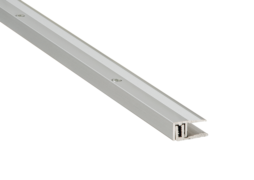 Abschlußprofil 21 mm Silber 90 cm 6,5 -16 mm - Typ ABS 716 