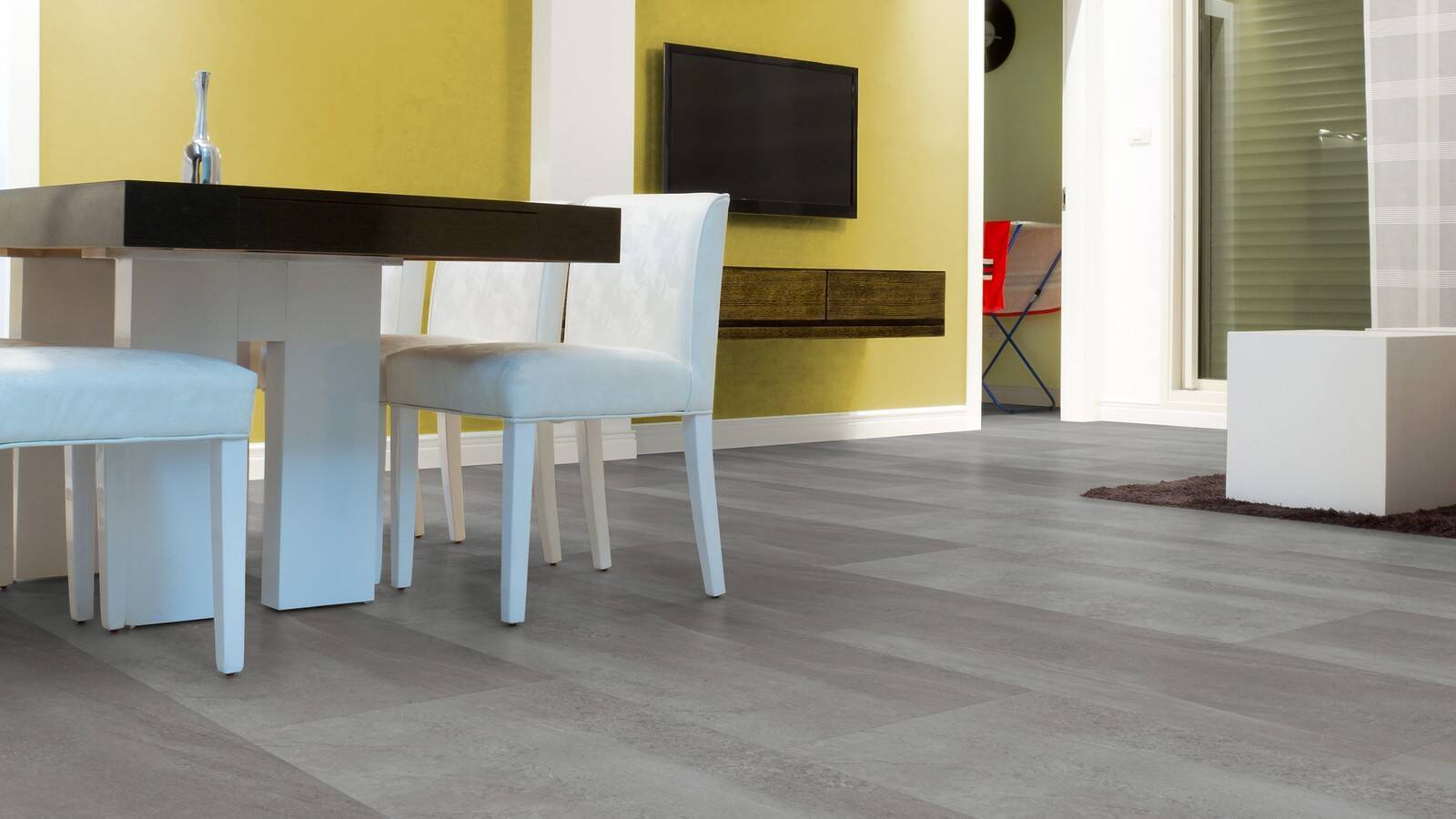 Terhürne Vinyl 6 mm Klick &quot;Stein Medina grau&quot; inkl. Trittschall - J08 Stone Choice - 3 kaufen - Laminatparadies