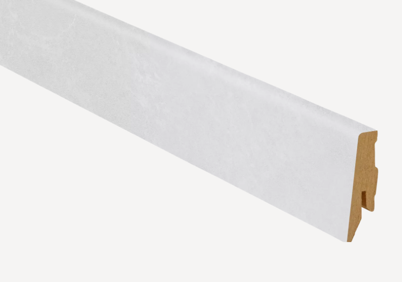 Neuhofer Fußleiste 240 cm 70 x 19 mm Eiche hell Sockelleiste