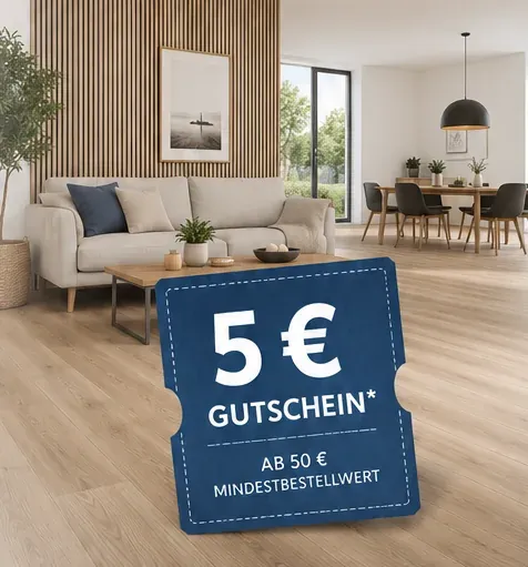 Jetzt 5 Euro Gutschein sichern!